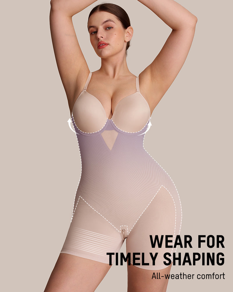 Seamless Full-Body Shaping Bodysuit